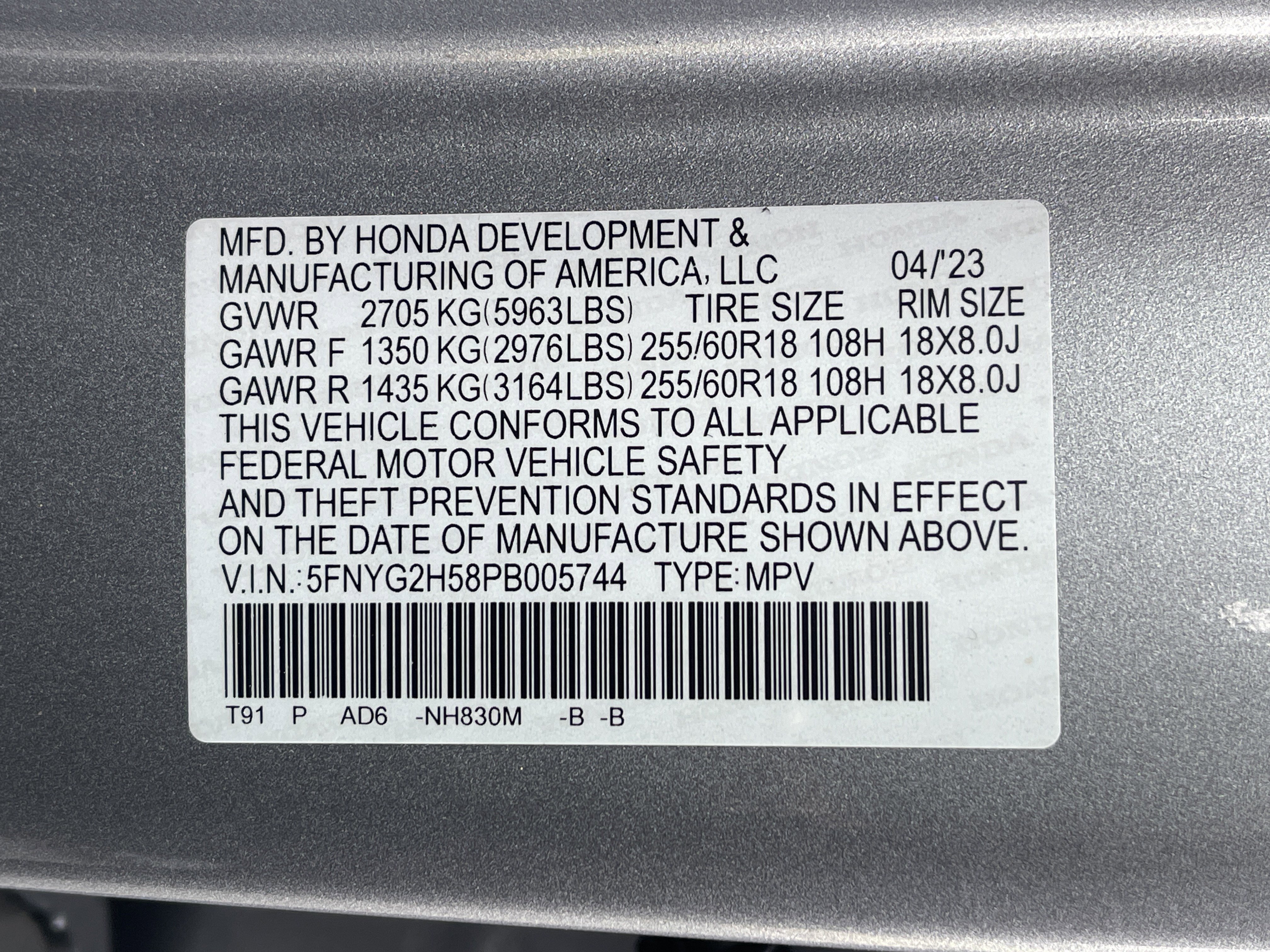 Certified 2023 Honda Pilot EX-L image 36