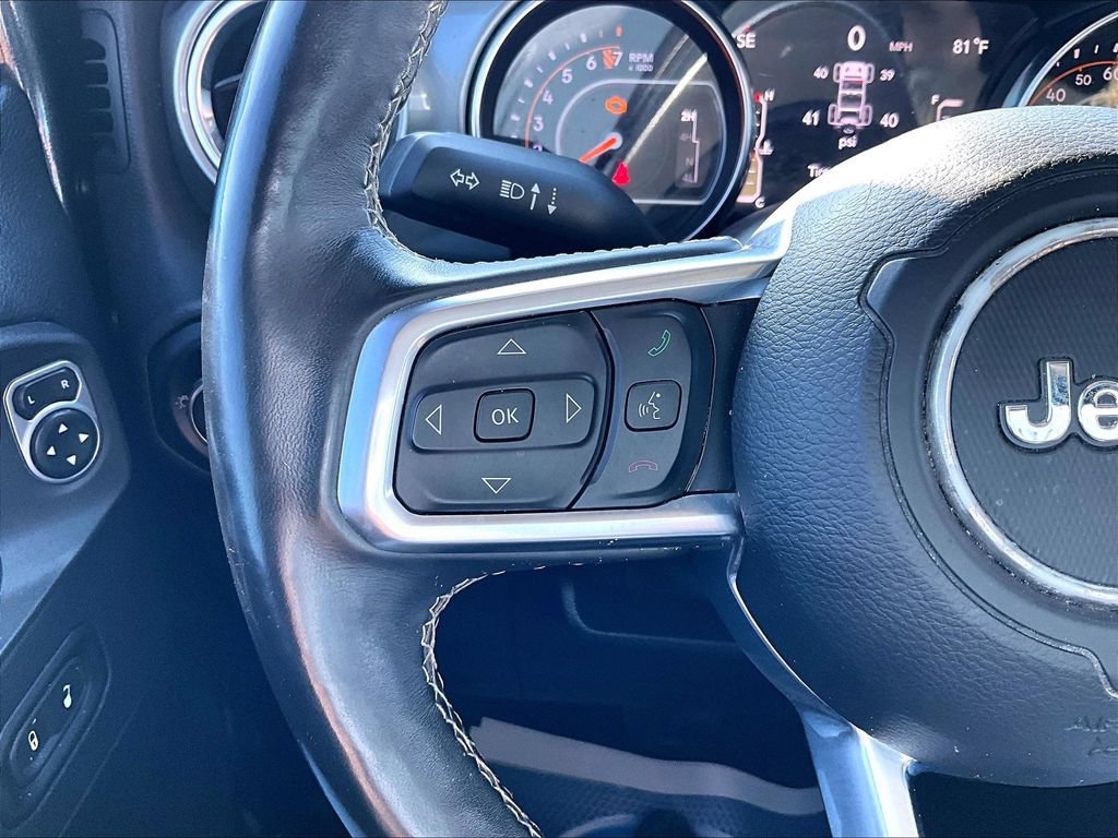 Used 2019 Jeep Wrangler Unlimited Sahara w/ Uconnect 4C Nav & Sound Group AWD/4WD image 19