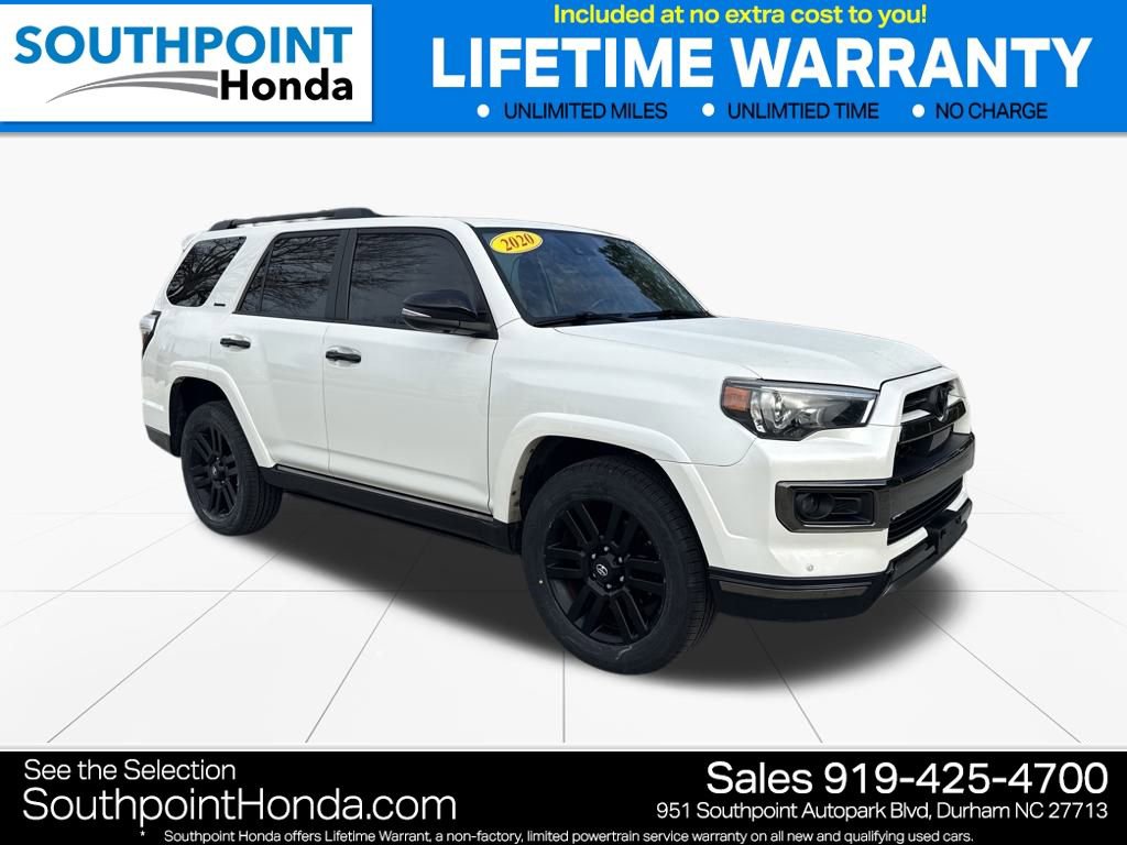 Used 2020 Toyota 4Runner Nightshade w/ Four Season Floor Mat Package