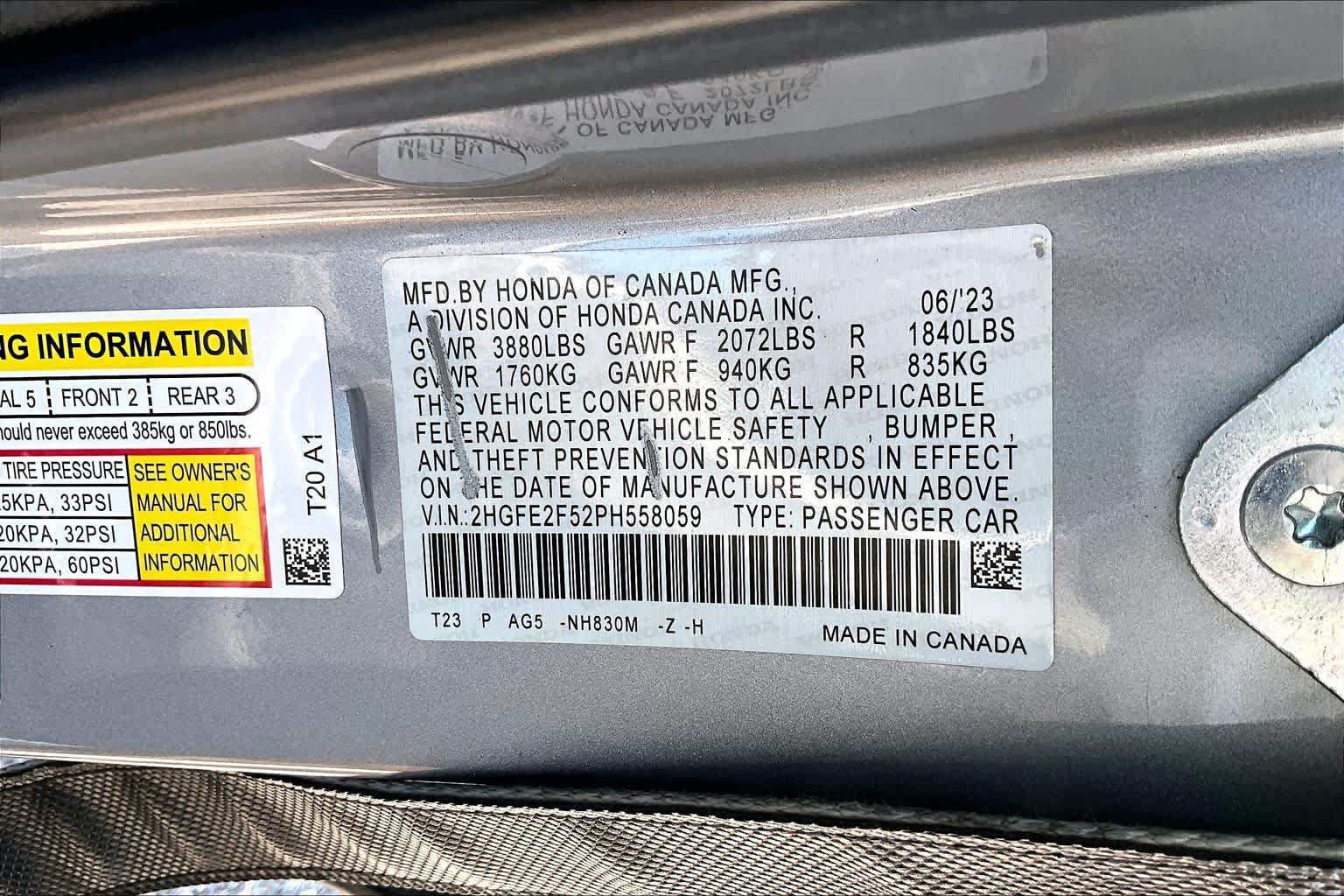 Used 2023 Honda Civic Sport image 36
