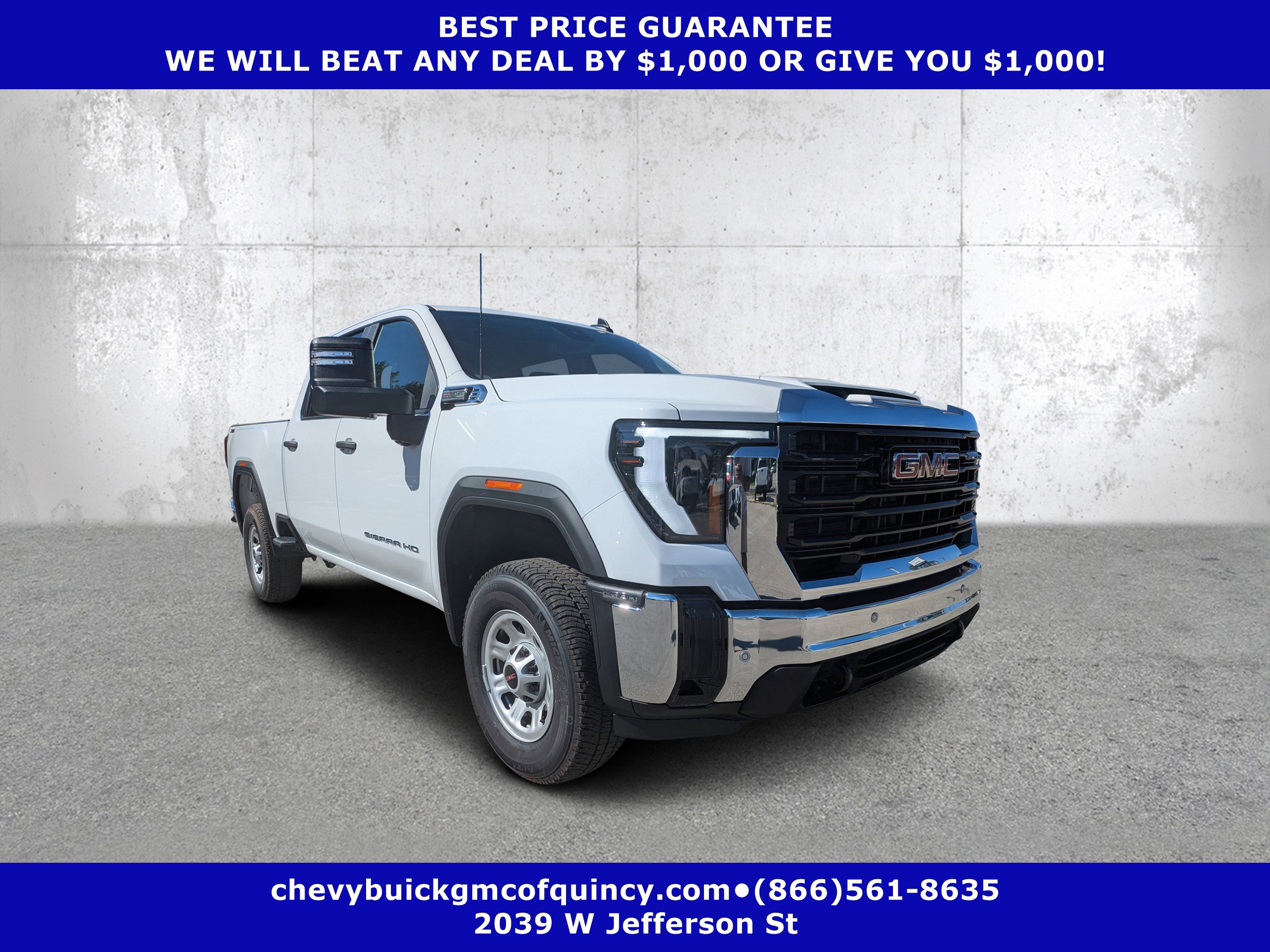 New 2025 GMC Sierra 2500 Pro w/ 1SA Pro Safety Plus Package