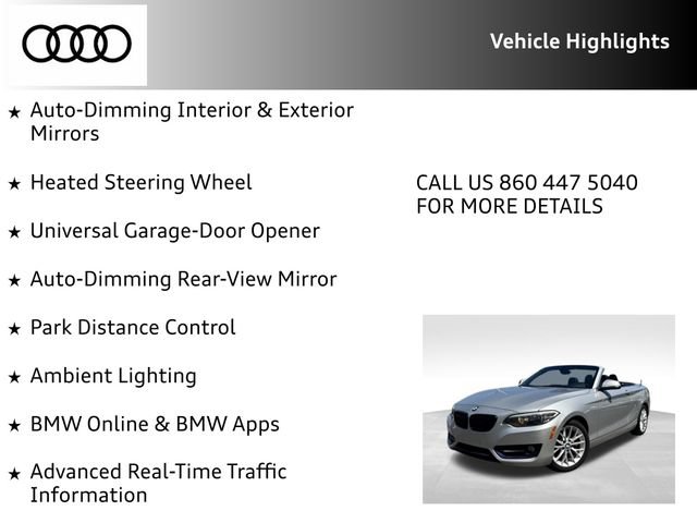 Used 2016 BMW 228i xDrive Convertible AWD/4WD image 36
