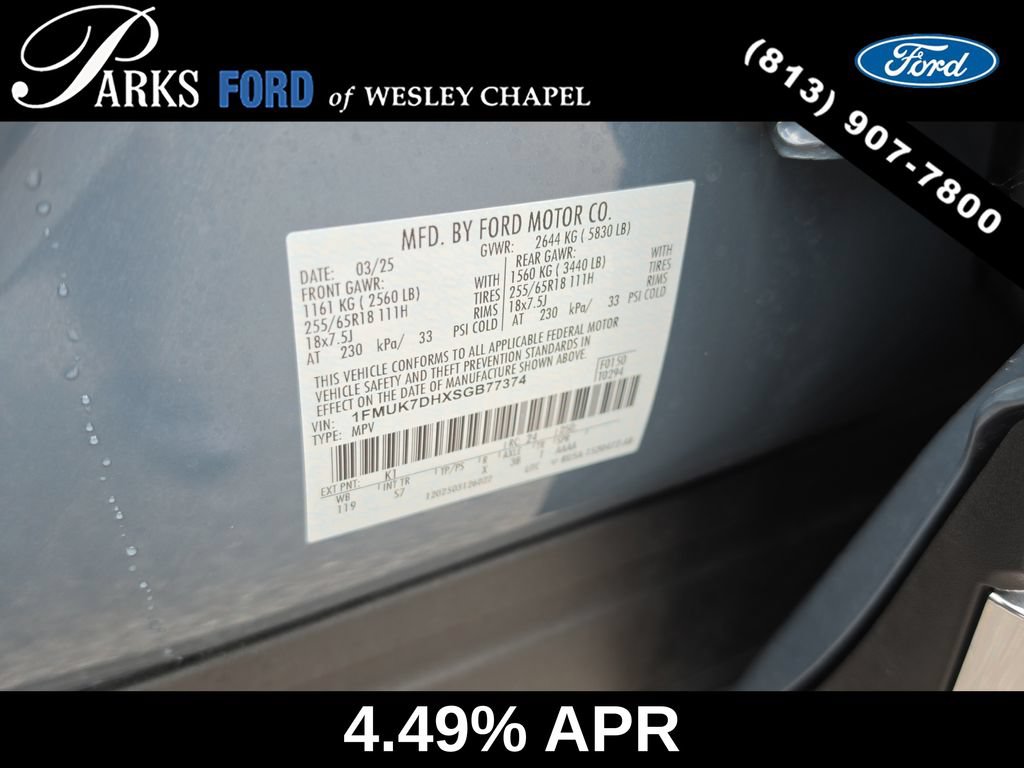 Certified 2025 Ford Explorer Active w/ Active Comfort Package RWD image 34