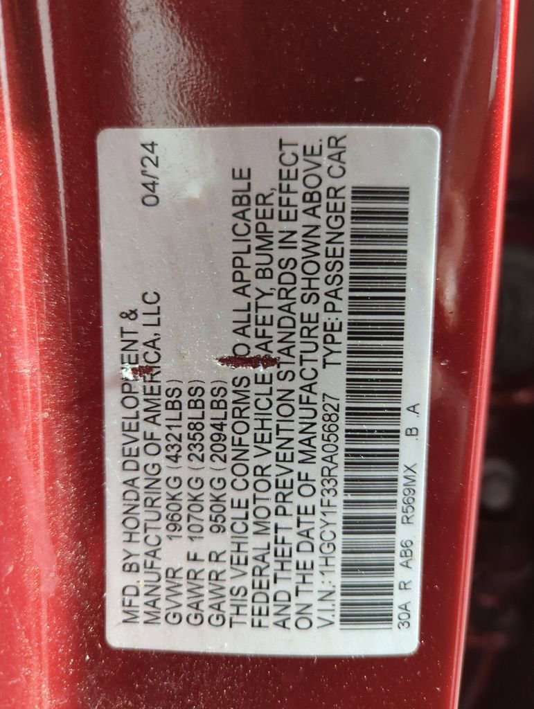 Certified 2024 Honda Accord EX image 25