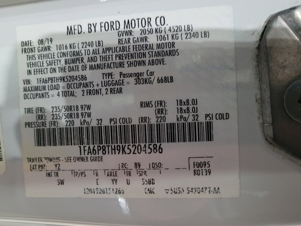 Used 2019 Ford Mustang Premium w/ Equipment Group 201A RWD image 33