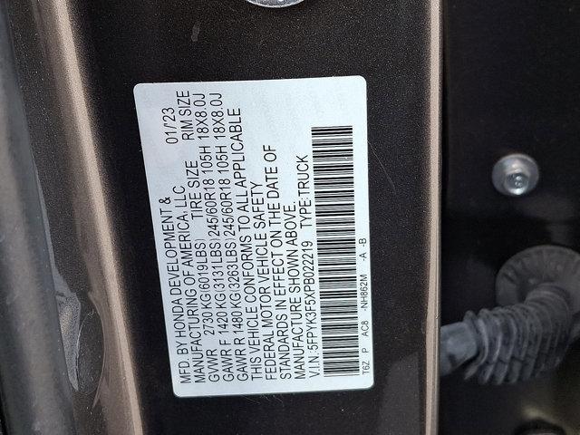 Certified 2023 Honda Ridgeline RTL image 29