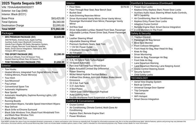 Used 2025 Toyota Sequoia SR5 w/ SR5 Premium Package image 36