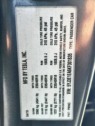 Used 2019 Tesla Model 3 Standard Range Plus image 23