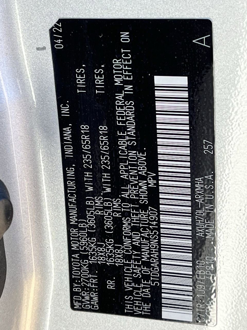 Used 2022 Toyota Highlander XLE image 29