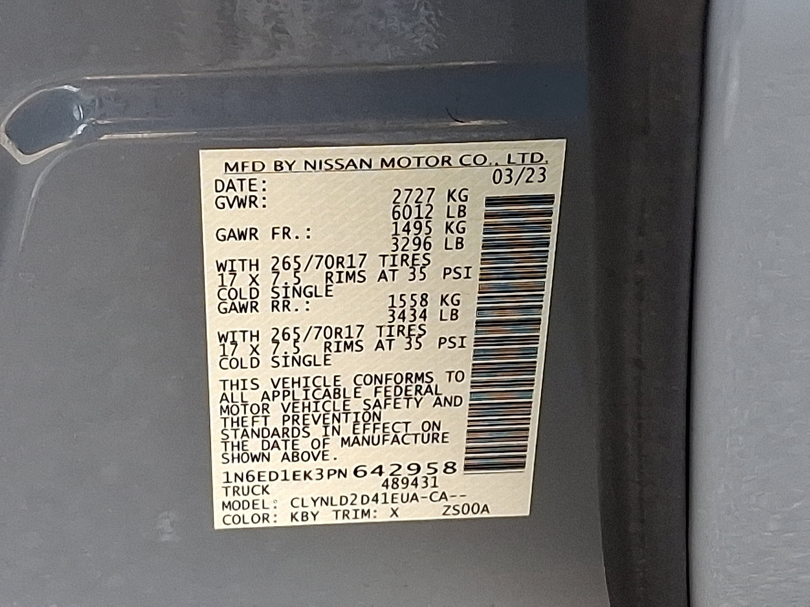 Used 2023 Nissan Frontier PRO-4X w/ Pro Convenience Package image 26