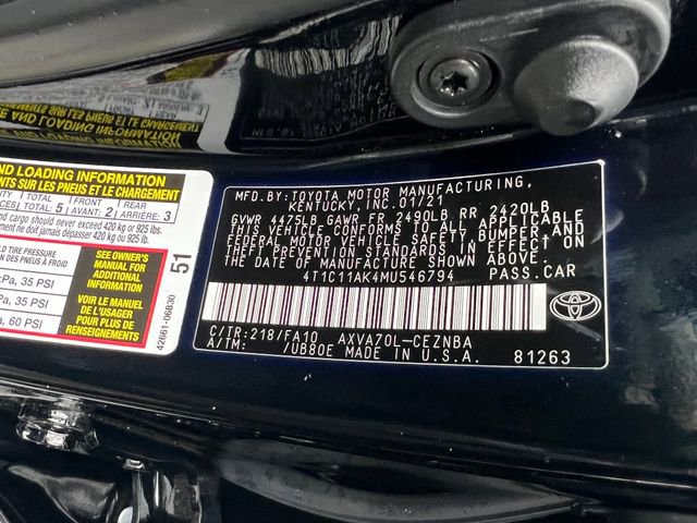 Used 2021 Toyota Camry LE image 34