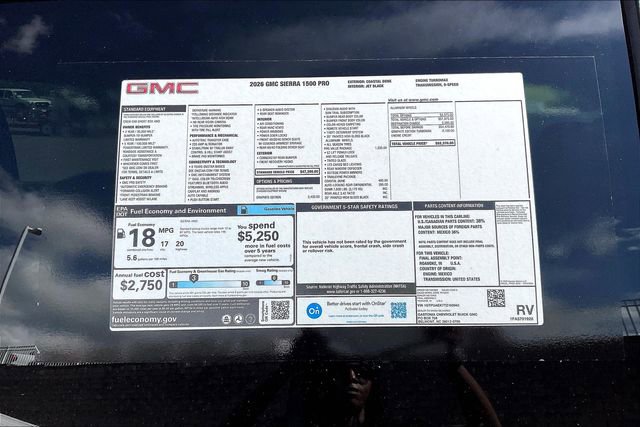 New 2026 GMC Sierra 1500 Pro w/ Graphite Edition image 15