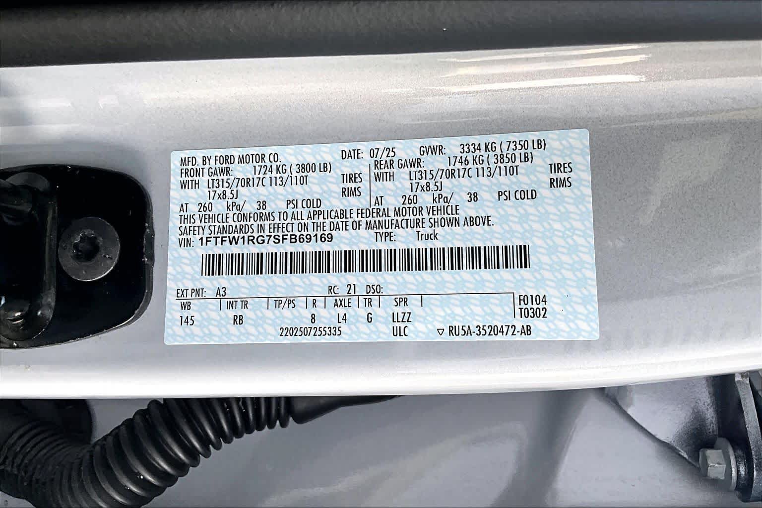 Used 2025 Ford F150 Raptor AWD/4WD image 32