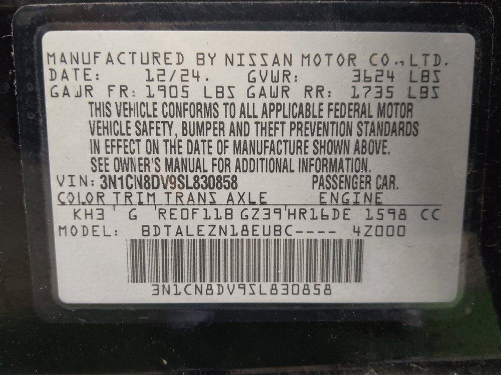 Used 2025 Nissan Versa S w/ S Plus Package image 33