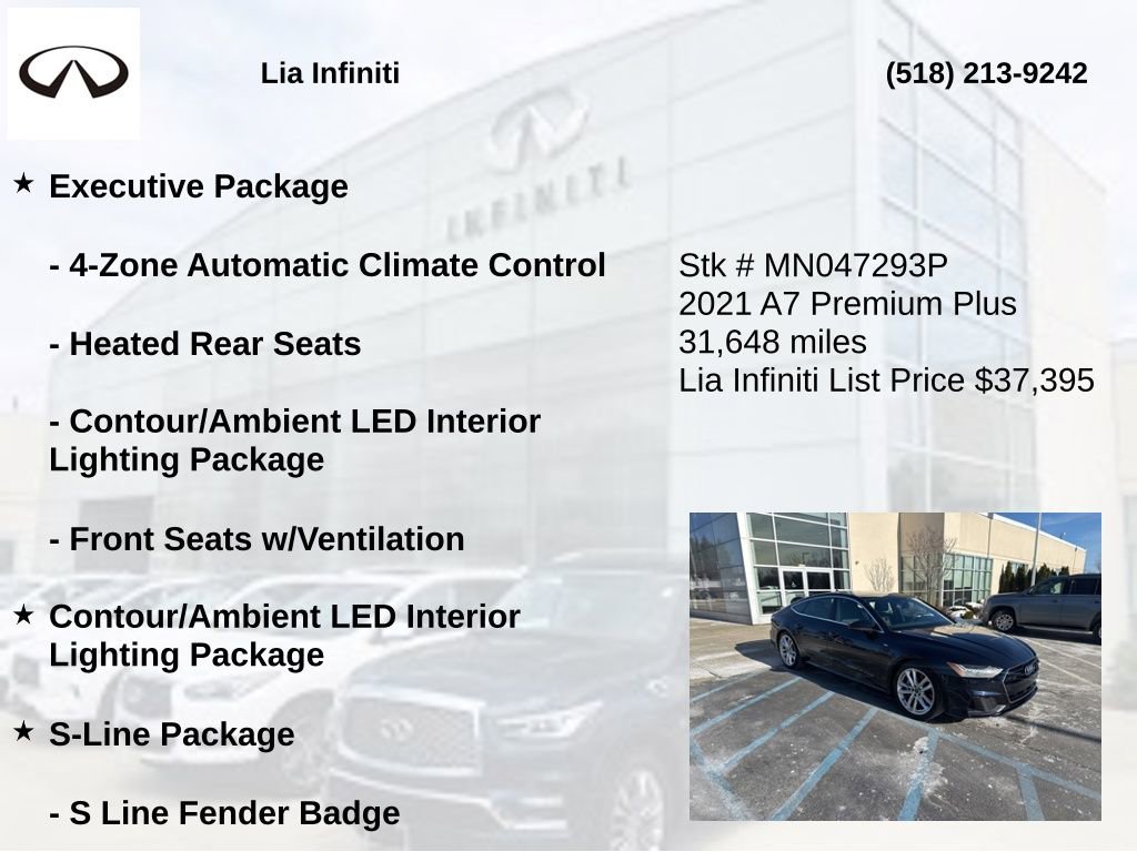 Used 2021 Audi A7 3.0T Premium Plus w/ Premium Plus image 5