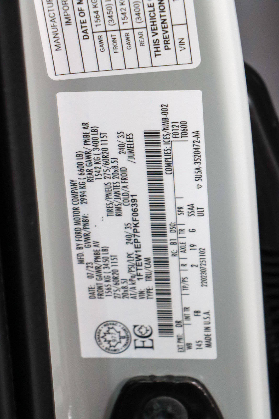 Used 2023 Ford F150 XLT w/ Equipment Group 302A High image 33