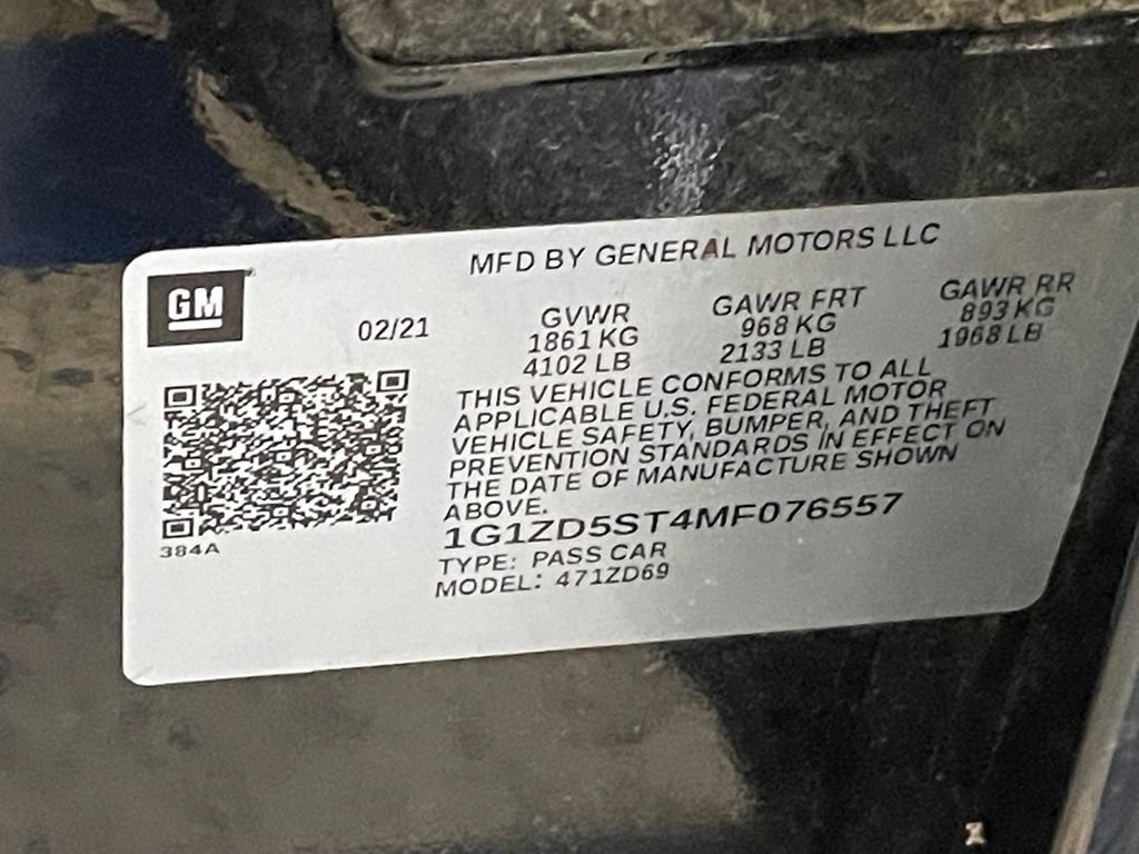 Used 2021 Chevrolet Malibu LT FWD image 33