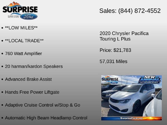 Used 2020 Chrysler Pacifica Touring-L Plus FWD image 17