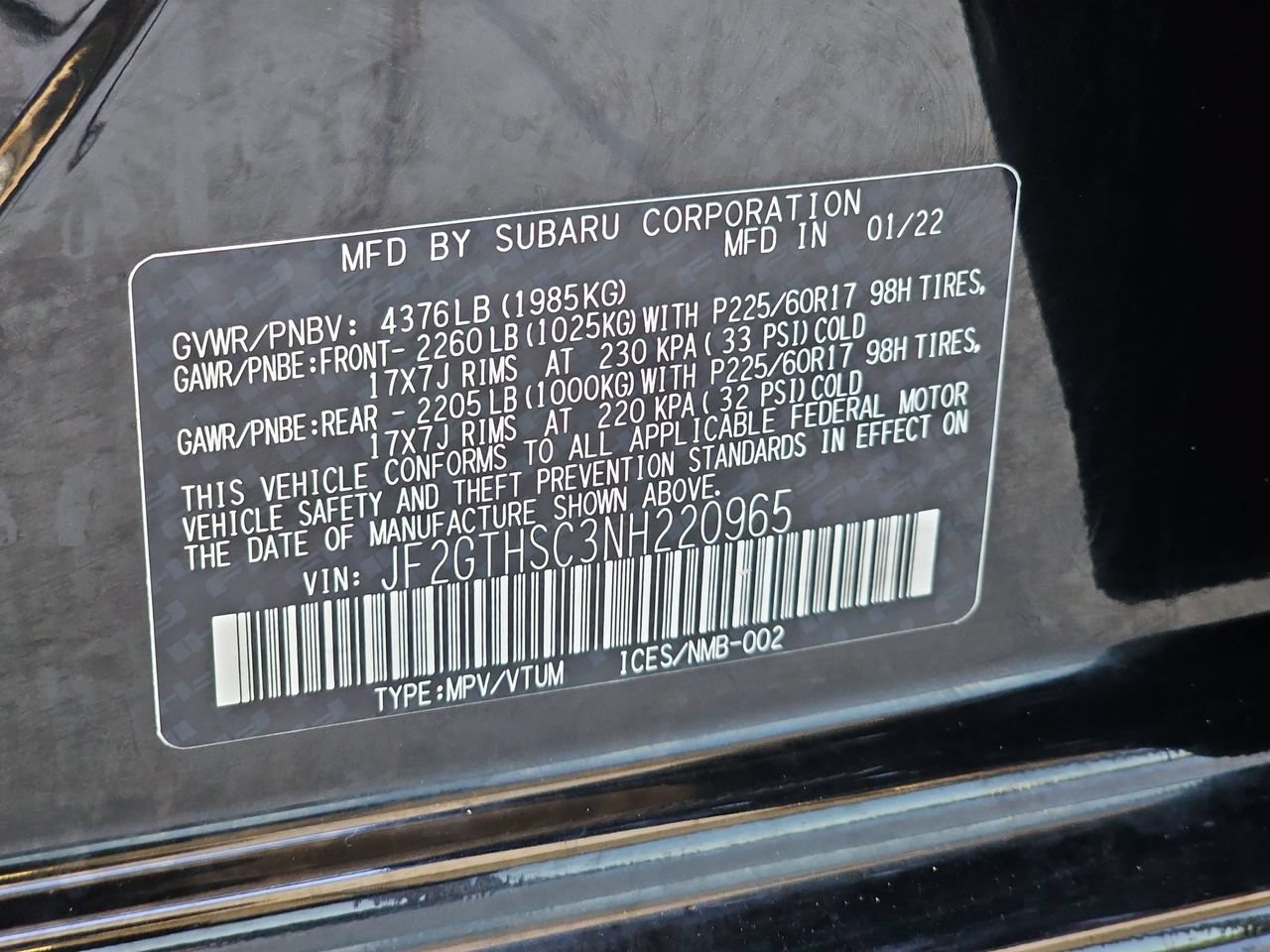 Certified 2022 Subaru Crosstrek 2.5i Sport w/ Moonroof Package AWD/4WD image 43