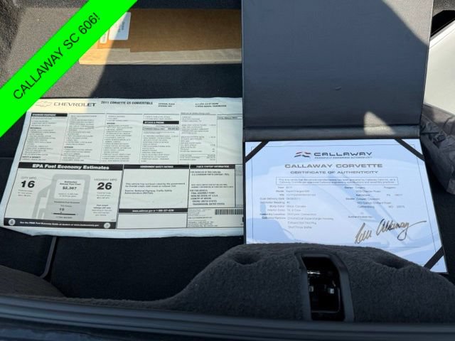 Used 2011 Chevrolet Corvette Grand Sport w/ Preferred Equipment Group RWD image 12