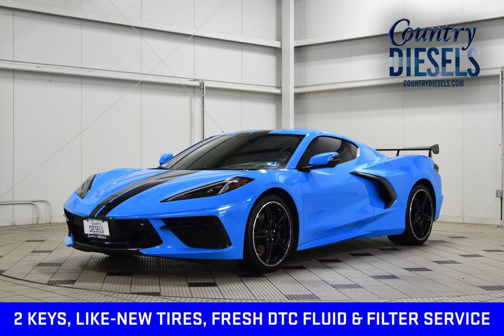 Used 2023 Chevrolet Corvette Stingray Preferred Cpe w/ Battery Protection Package RWD image 3