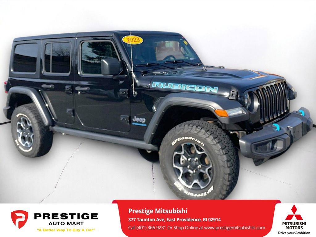 Used 2023 Jeep Wrangler Unlimited Rubicon 4xe w/ Cold Weather Group AWD/4WD image 1