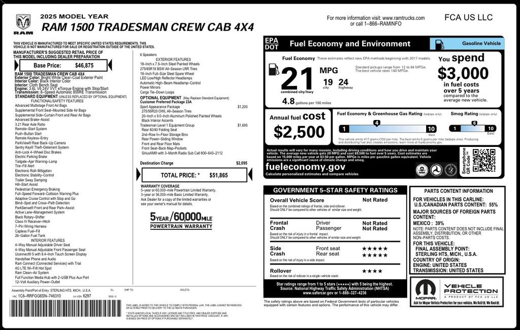 Used 2025 RAM 1500 Tradesman AWD/4WD image 26