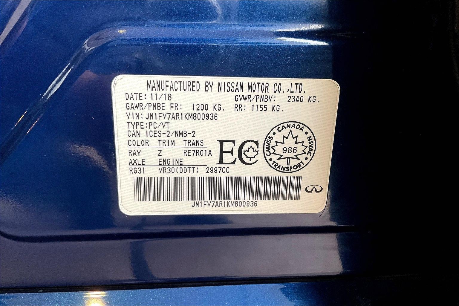 Used 2019 INFINITI Q50 Red Sport 400 image 19