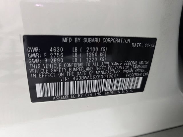Certified 2025 Subaru Legacy Premium AWD/4WD image 40
