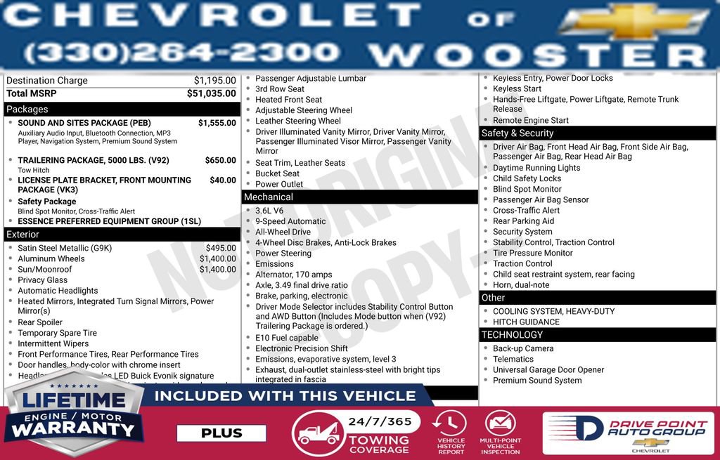 Used 2021 Buick Enclave Essence w/ Sound and Sites Package image 1