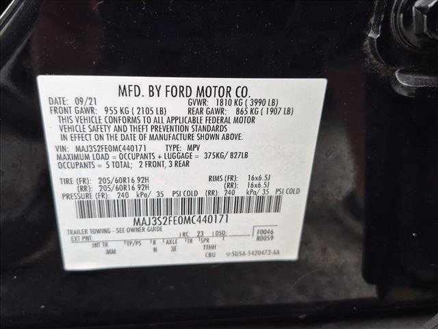 Used 2021 Ford EcoSport S FWD image 15
