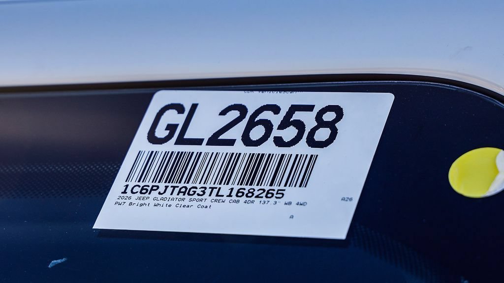 New 2026 Jeep Gladiator Sport AWD/4WD image 27