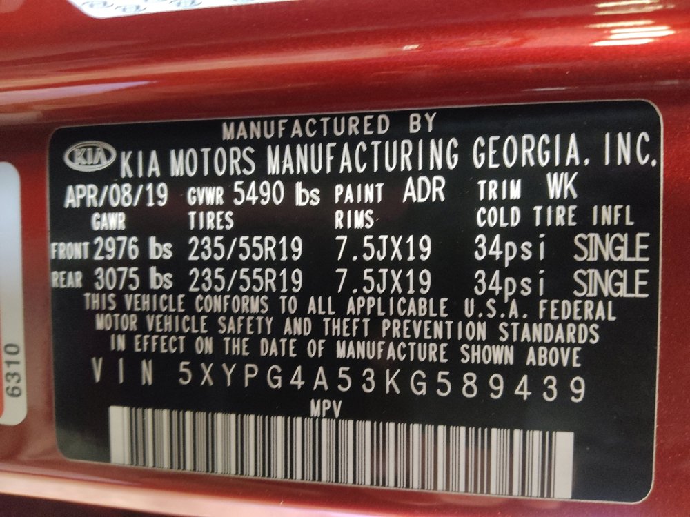 Used 2019 Kia Sorento S image 33