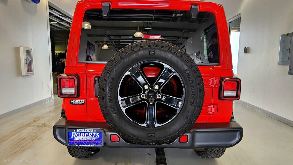 Used 2021 Jeep Wrangler Unlimited Sahara AWD/4WD image 6