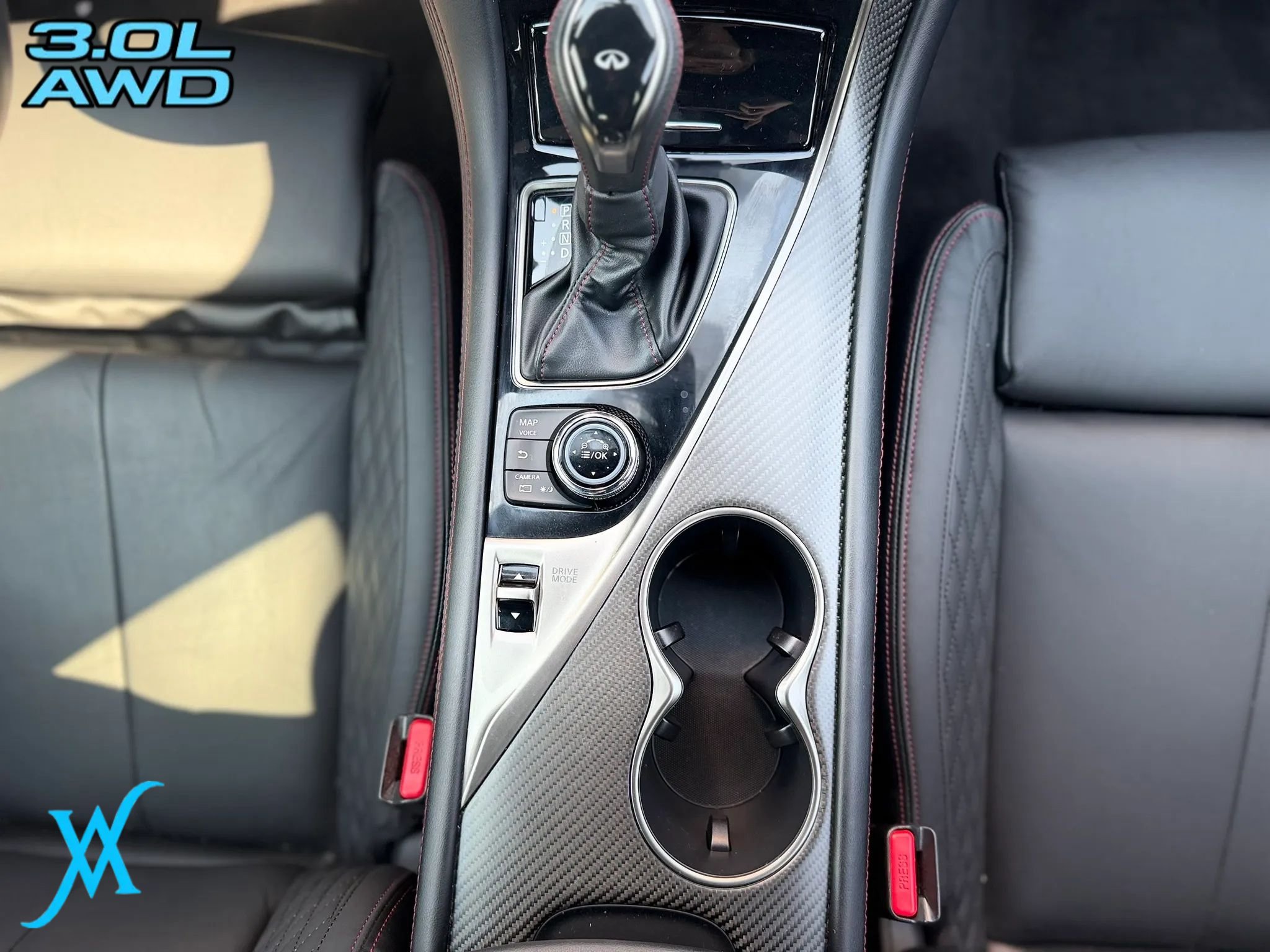 Used 2023 INFINITI Q50 Red Sport 400 w/ Black Opal Edition AWD/4WD image 28