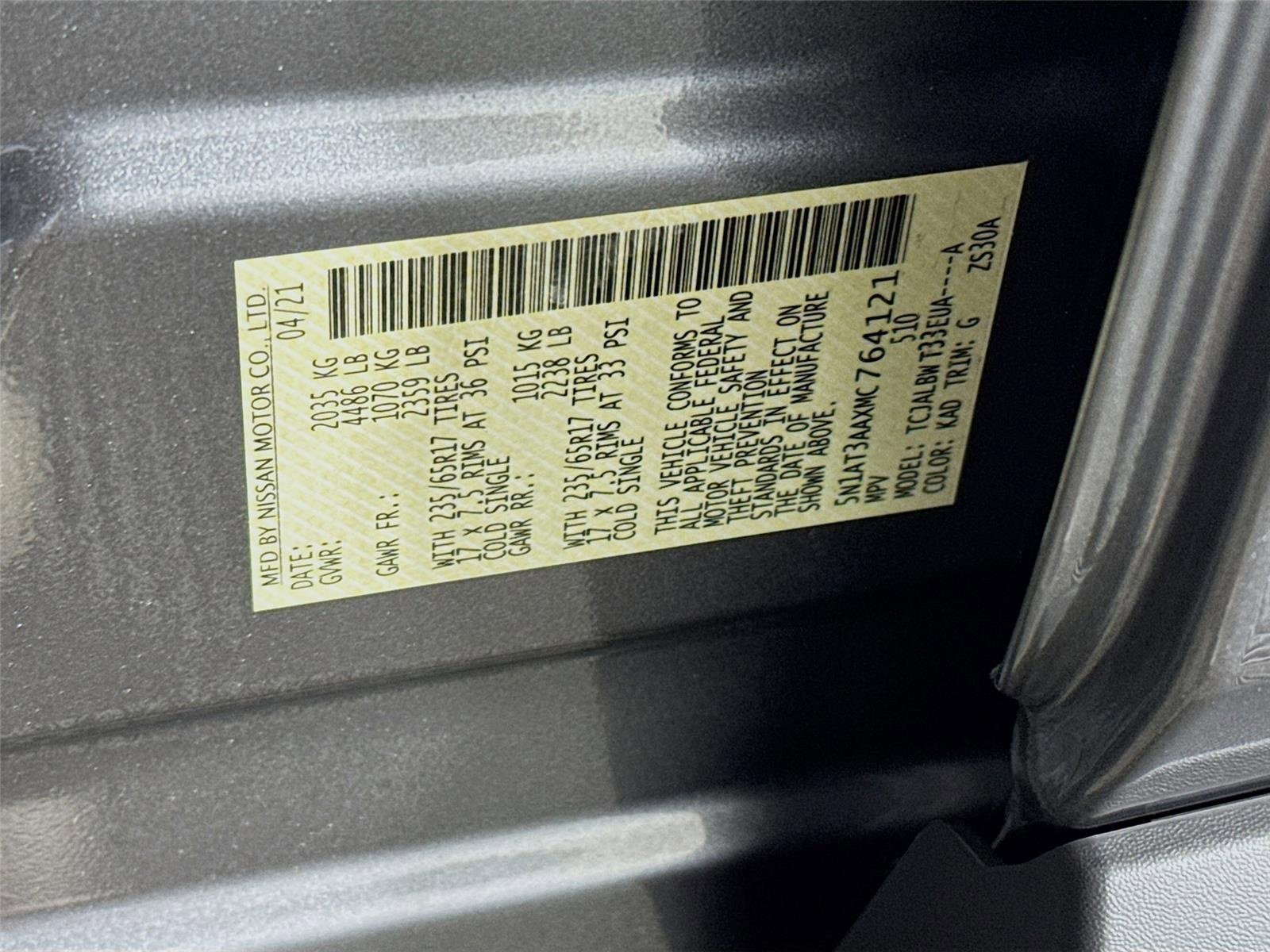 Used 2021 Nissan Rogue S FWD image 31