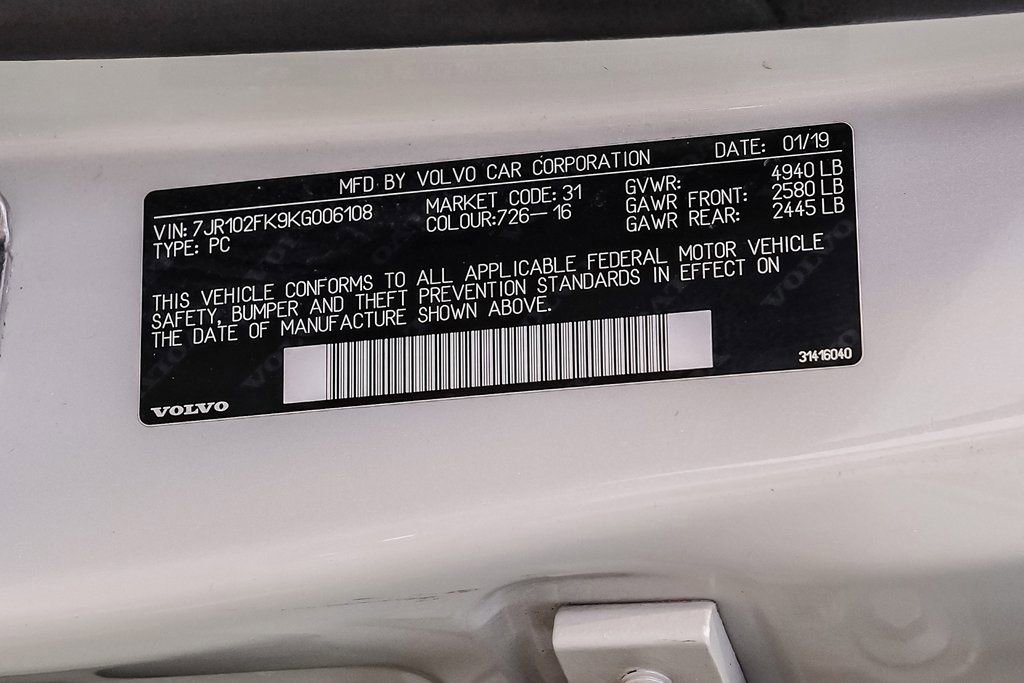 Used 2019 Volvo S60 T5 Momentum w/ Premium Package image 61