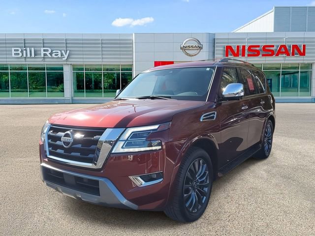 Certified 2024 Nissan Armada Platinum w/ Captain's Chairs Package image 2