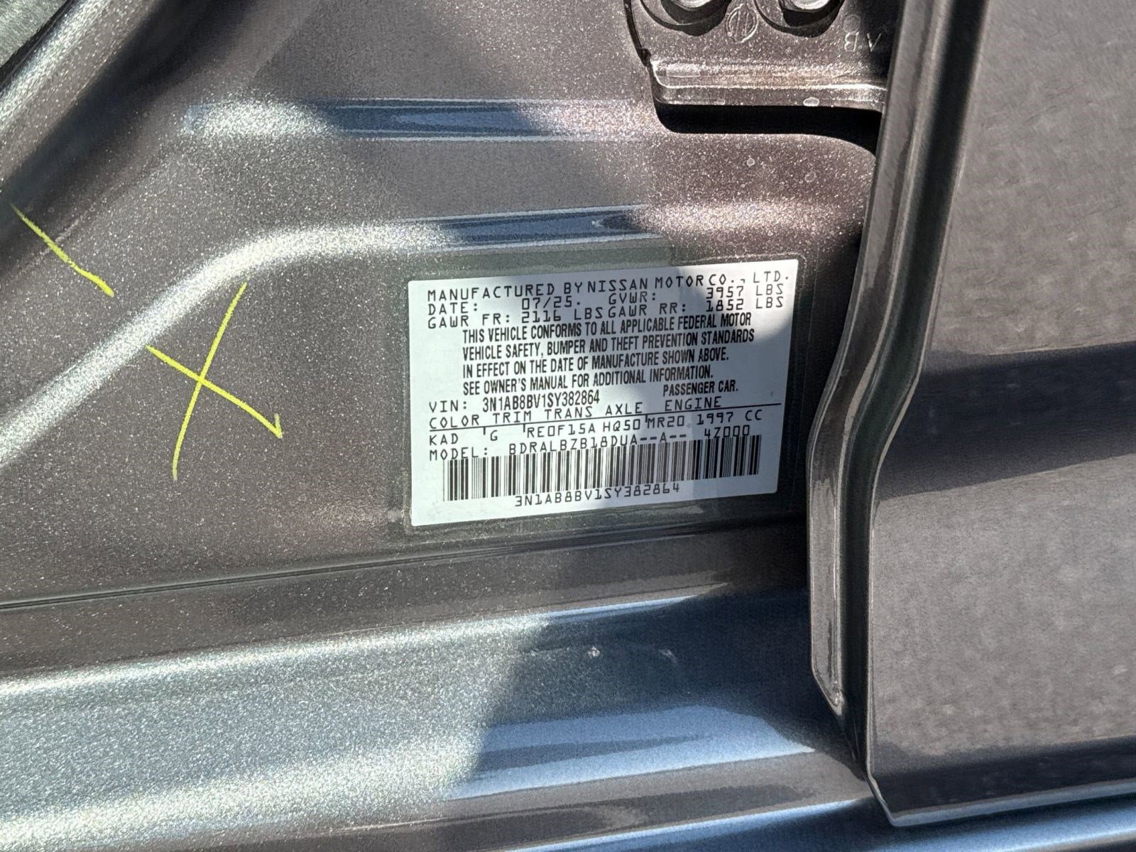 New 2025 Nissan Sentra S image 20