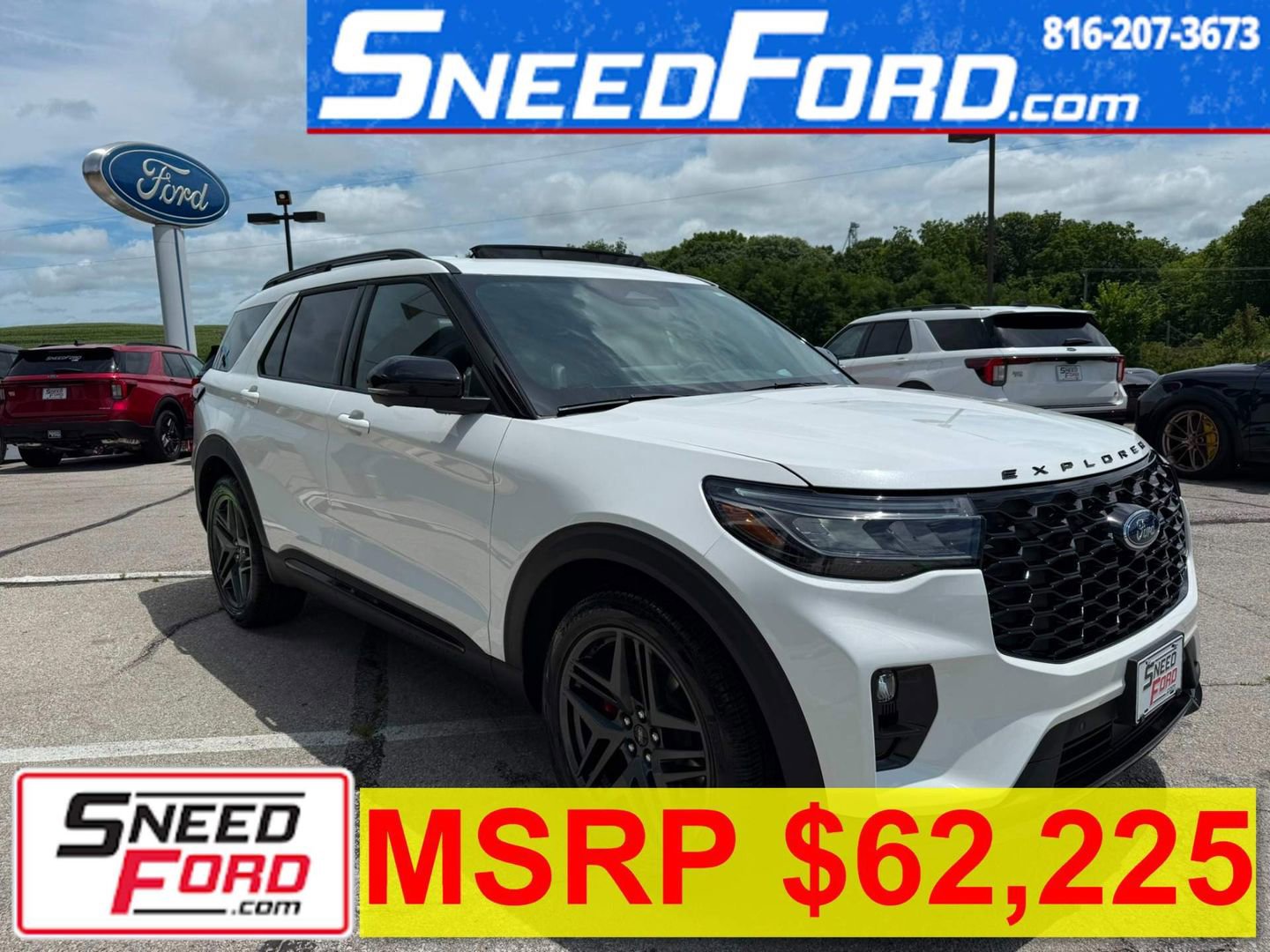 New 2025 Ford Explorer ST w/ Sun And Sound Package image 1