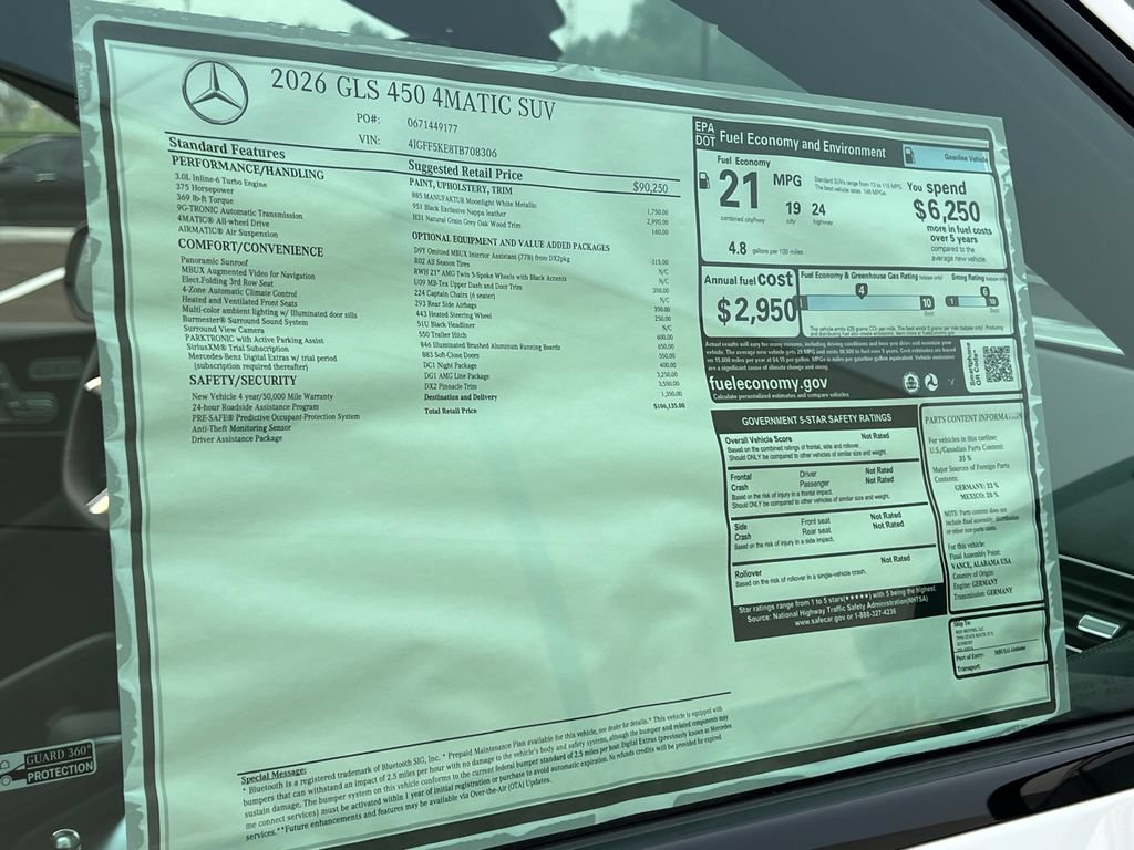 New 2026 Mercedes-Benz GLS 450 4MATIC image 39