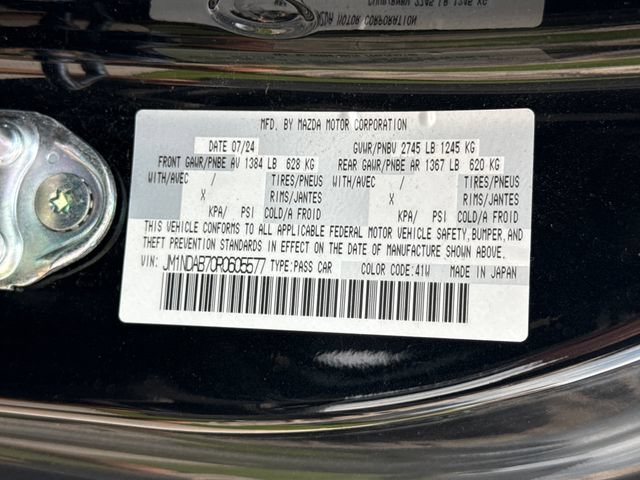 Used 2024 MAZDA MX-5 Miata Sport RWD image 16