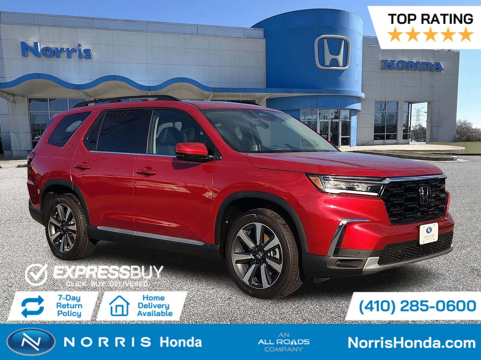 New 2025 Honda Pilot Touring image 1