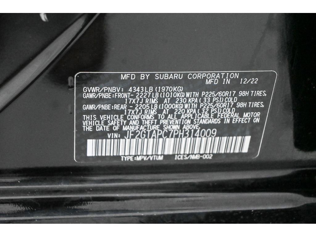 Used 2023 Subaru Crosstrek 2.0i Premium image 63