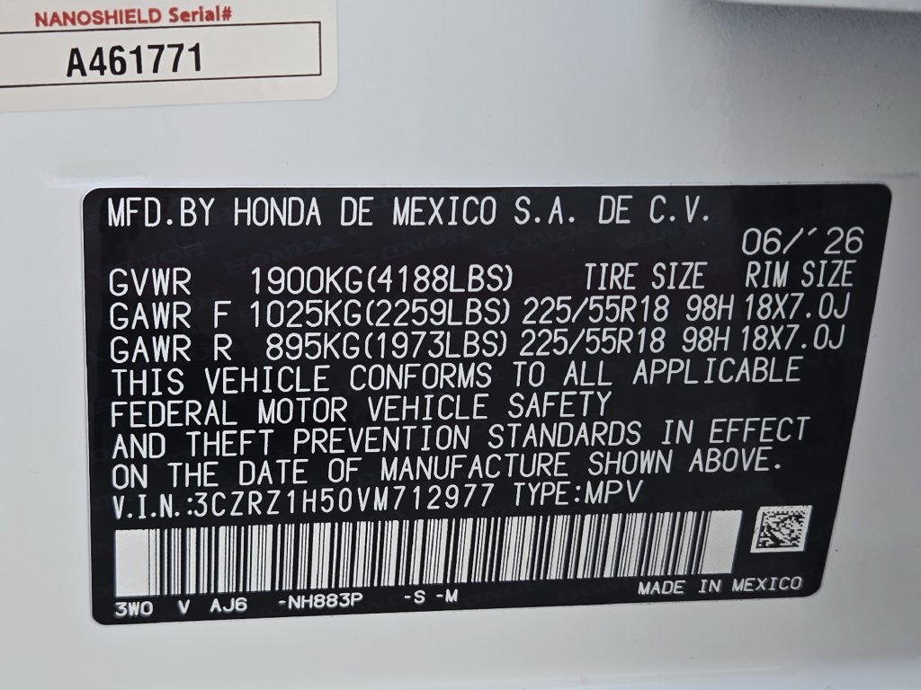 Certified 2027 Honda HR-V Sport image 30
