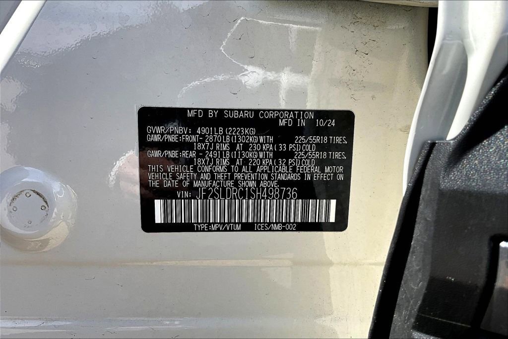 Certified 2025 Subaru Forester Limited AWD/4WD image 17