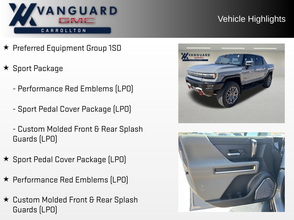 New 2025 GMC Hummer EV 3X w/ LPO, Sport Package image 5