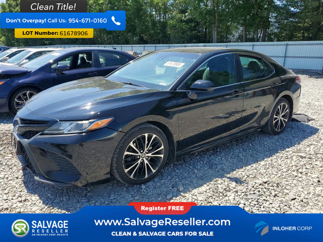 Used 2018 Toyota Camry SE w/ Moonroof Package FWD image 1