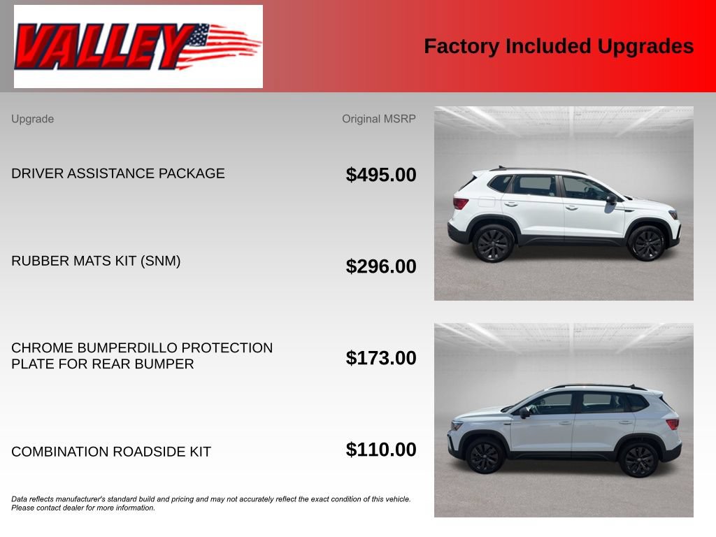 Used 2023 Volkswagen Taos S w/ Driver Assistance Package FWD image 6