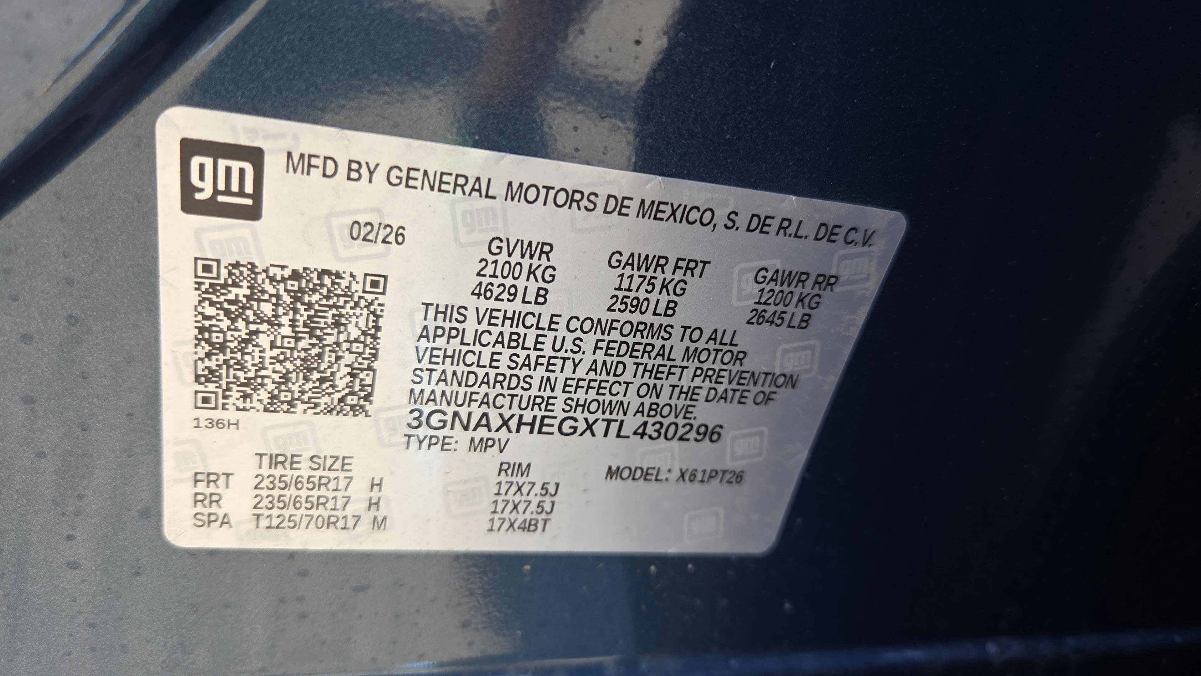 New 2026 Chevrolet Equinox LT image 19